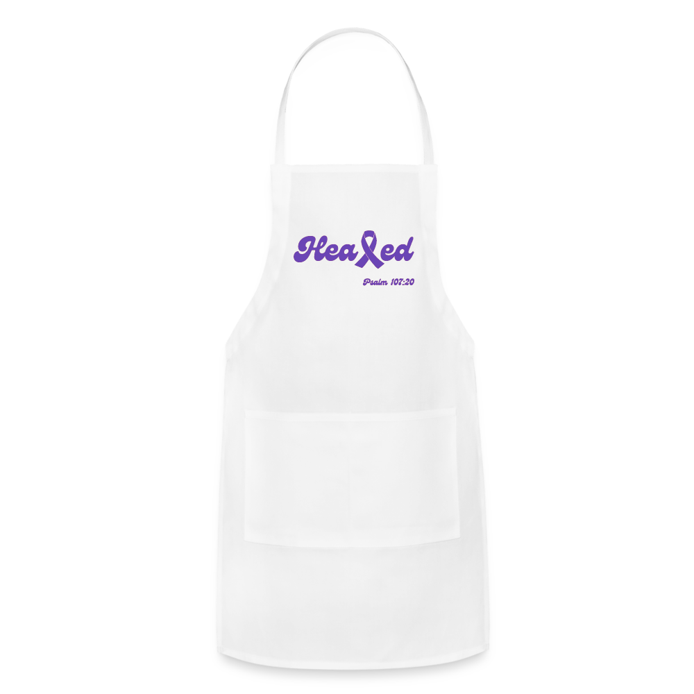 Healed Apron (Domestic Violence) - white