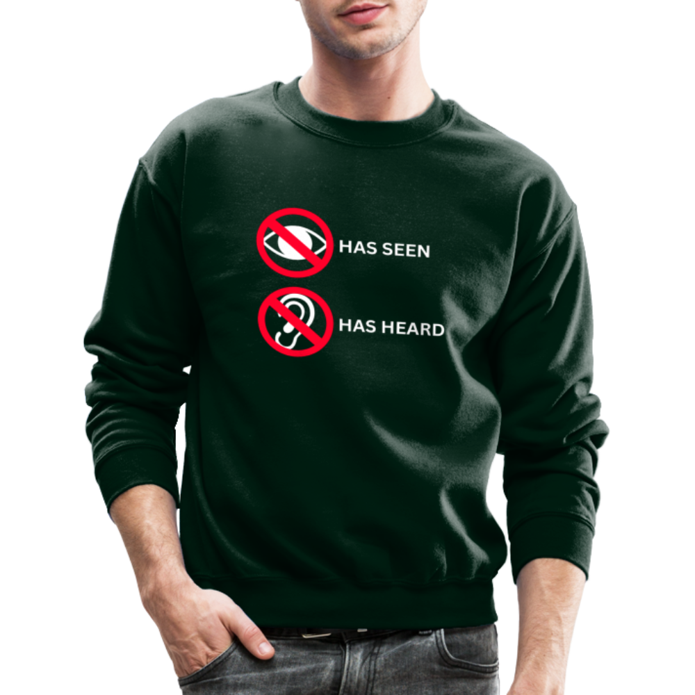 No Eye No Ear Sweatshirt - forest green
