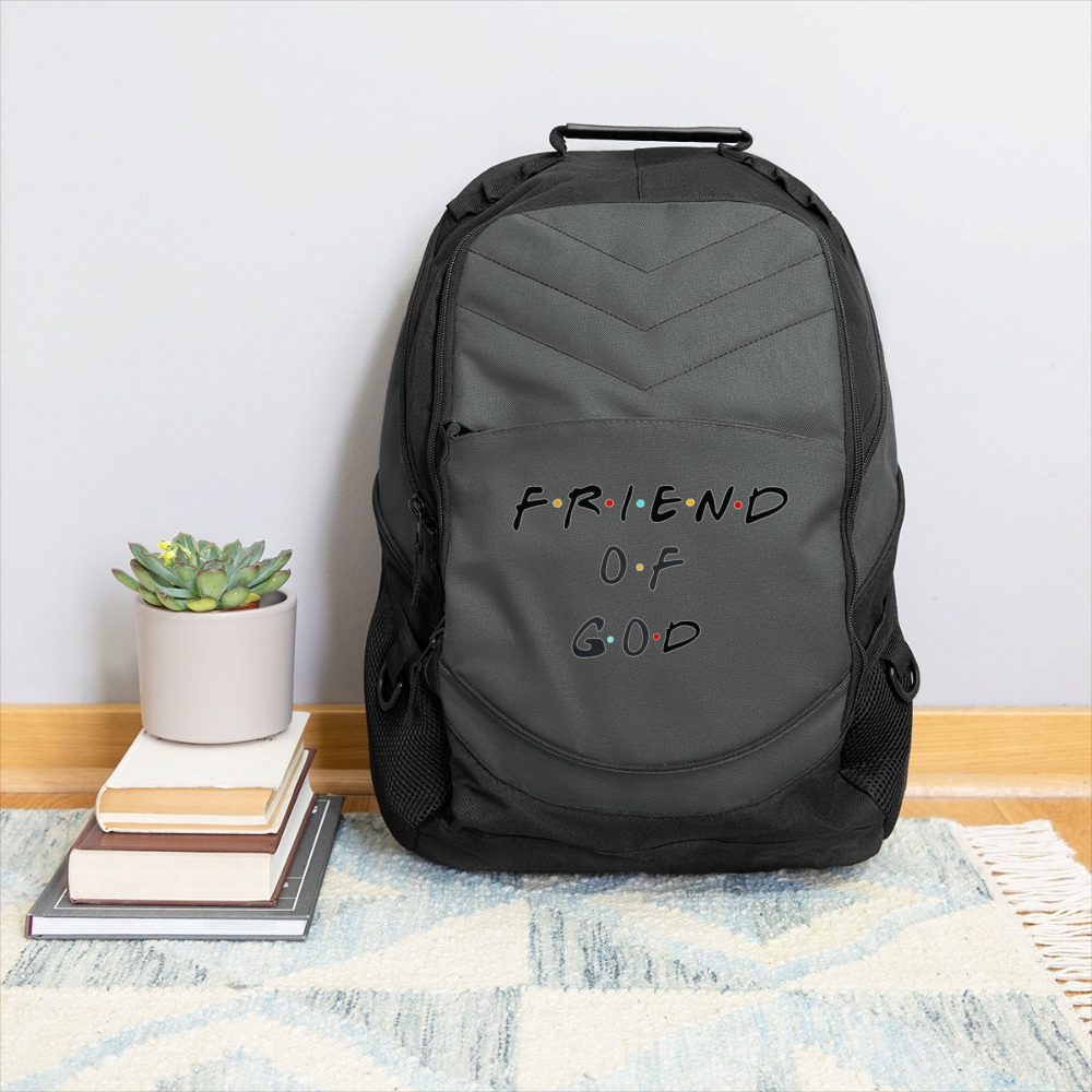 Friend of God Computer Backpack - charcoal
