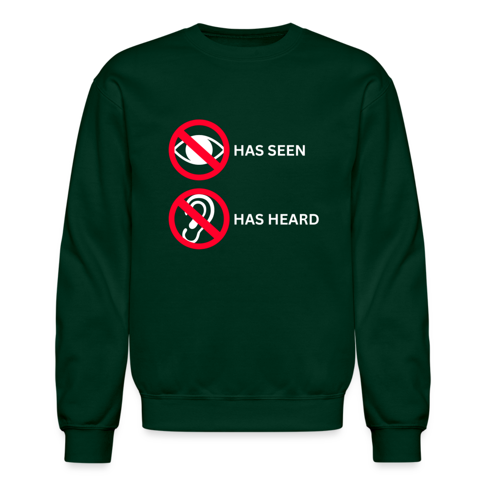 No Eye No Ear Sweatshirt - forest green