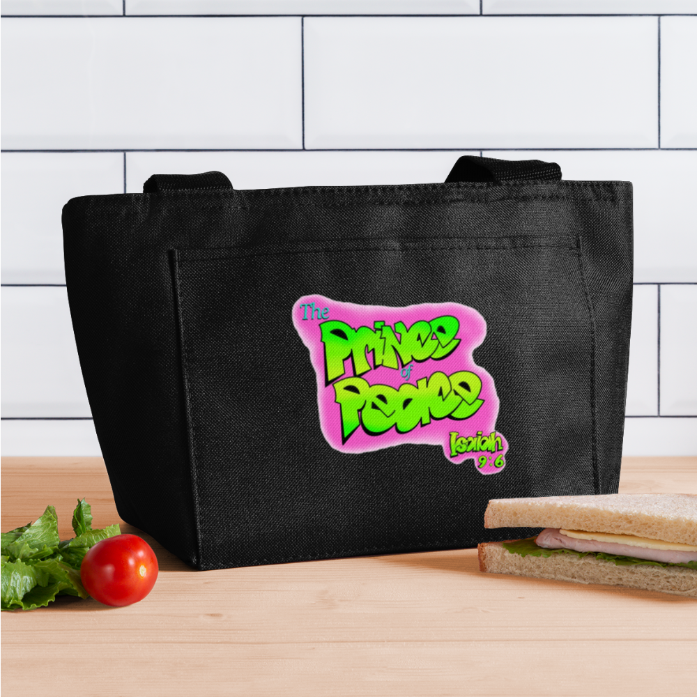 Prince of Peace Lunch Bag - black