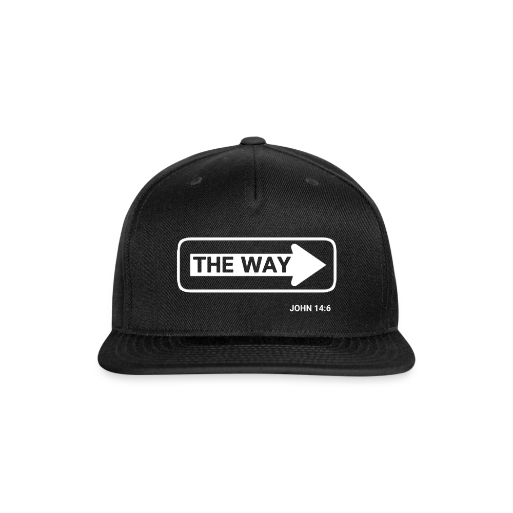 The Way Snapback Cap - black