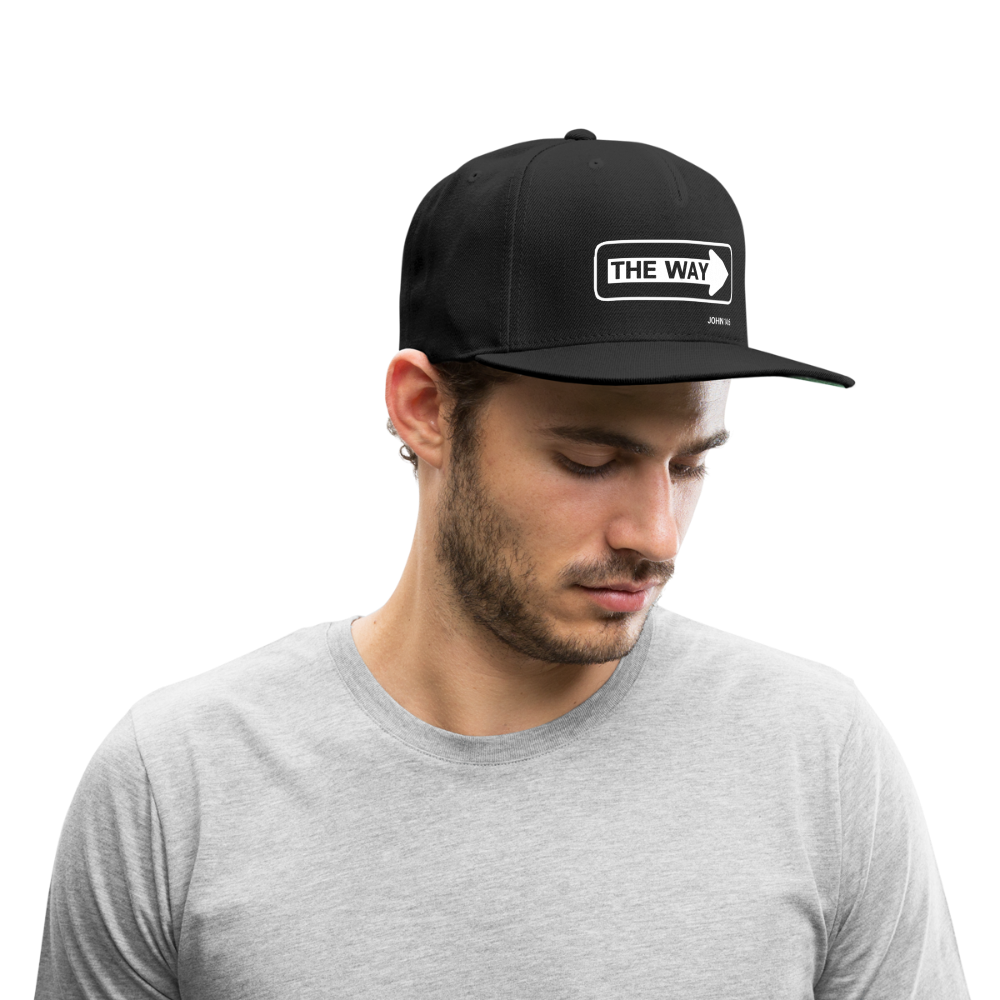 The Way Snapback Cap - black