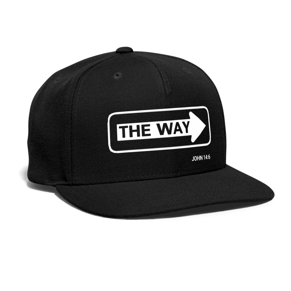 The Way Snapback Cap - black