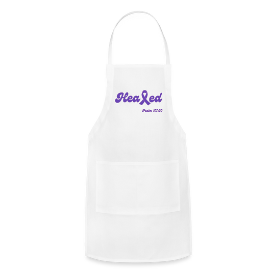 Healed Apron (Domestic Violence) - white