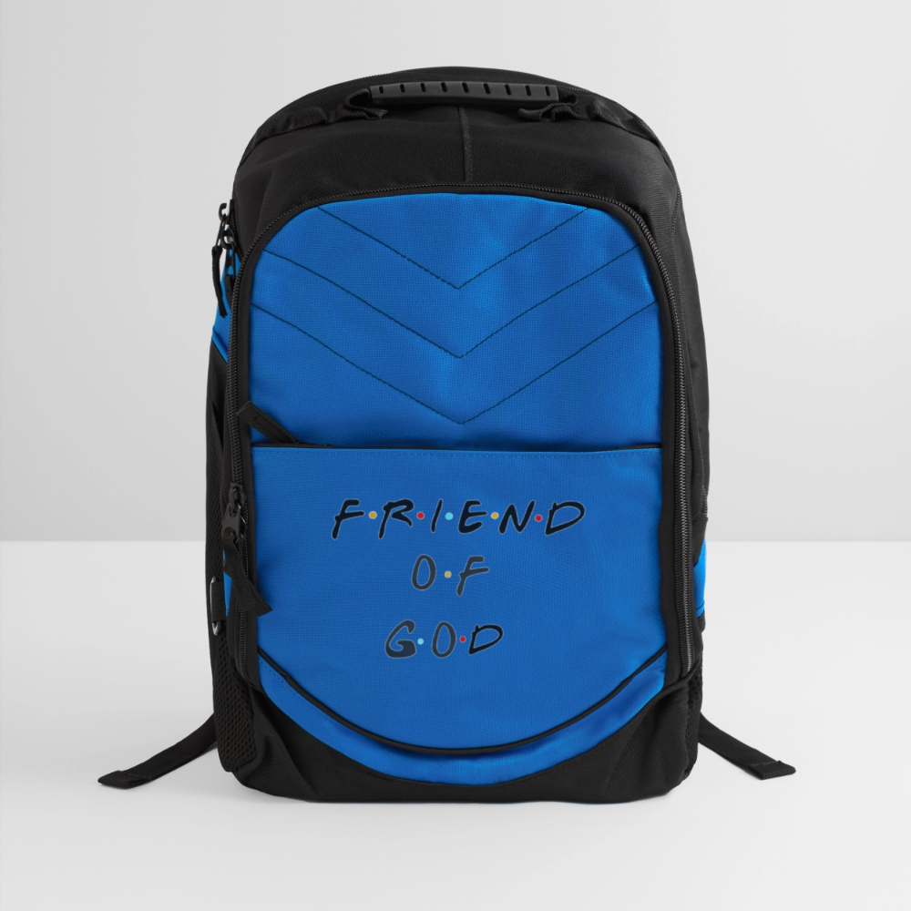 Friend of God Computer Backpack - royal blue