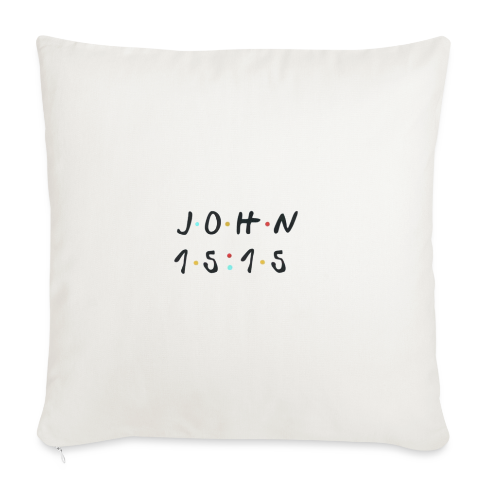 Friend of God Throw Pillow - natural white