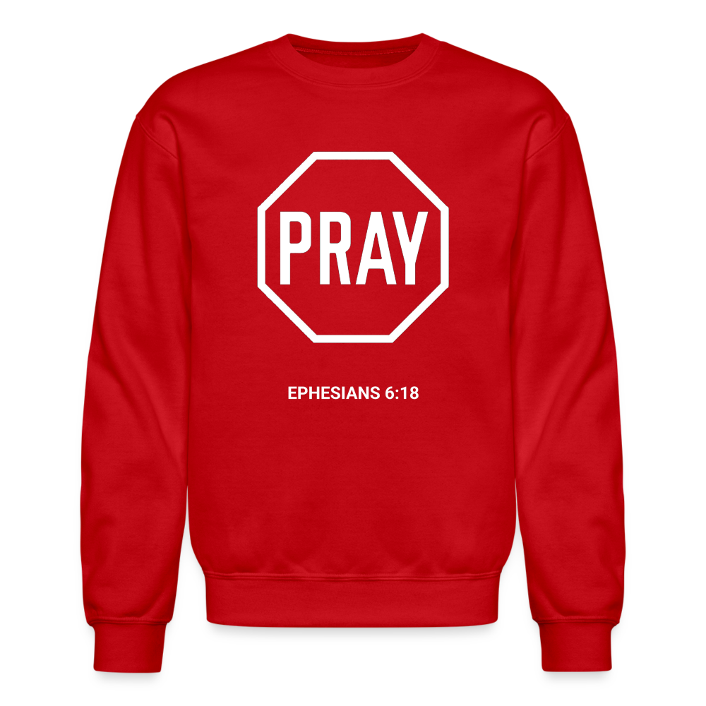 Pray Sweatshirt - red