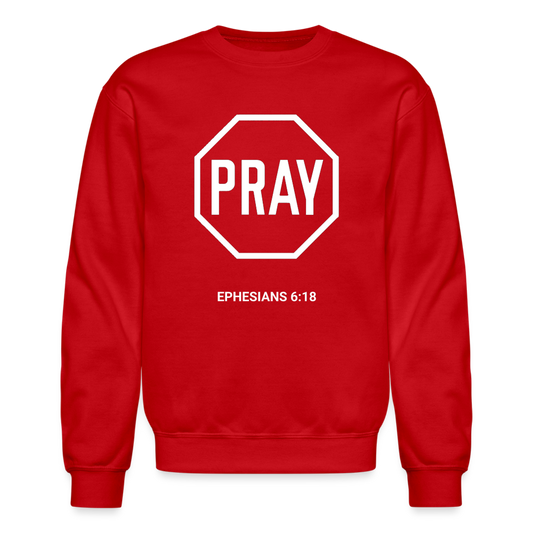 Pray Sweatshirt - red