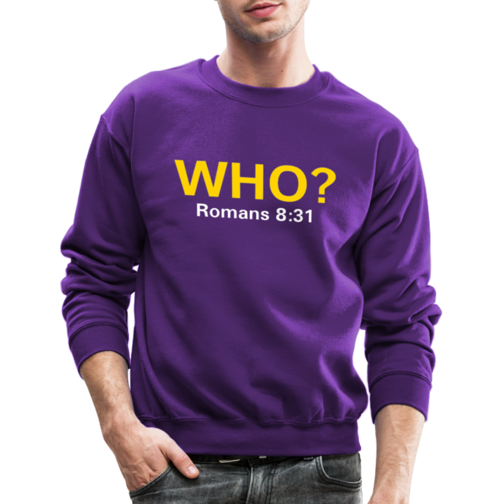 WHO? Sweatshirt - purple