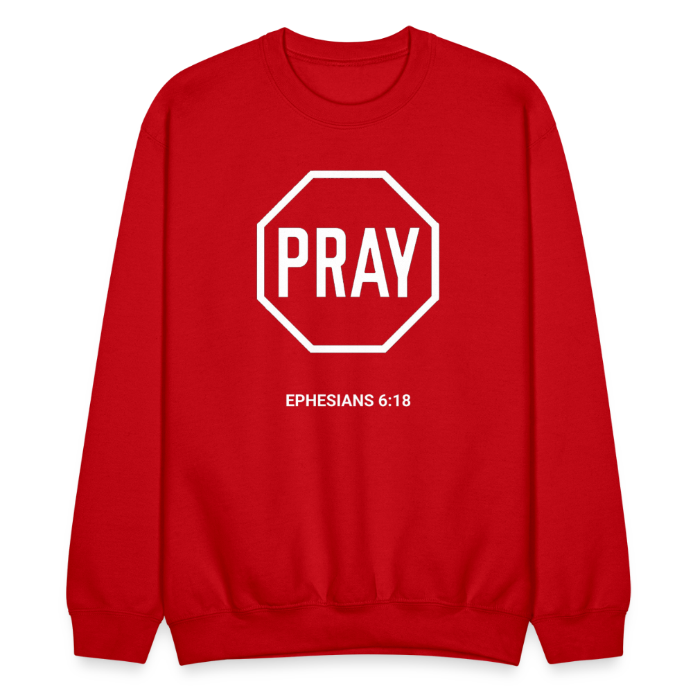 Pray Sweatshirt - red