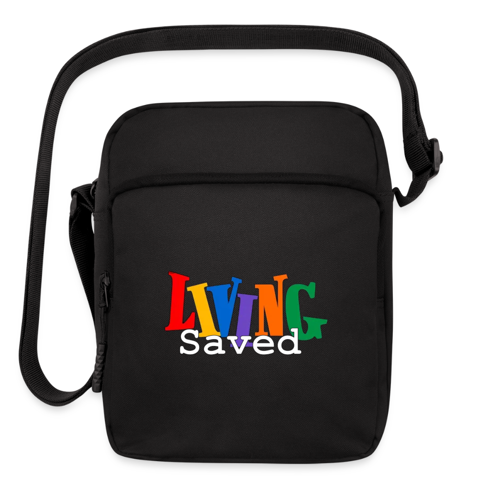 Living Saved Crossbody Bag - black