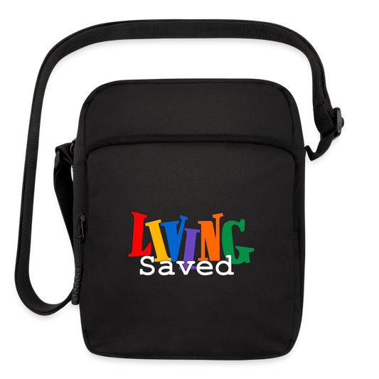 Living Saved Crossbody Bag - black