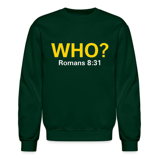 WHO? Sweatshirt - forest green