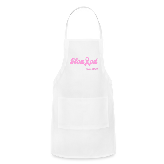 Healed Apron (Breast Cancer) - white