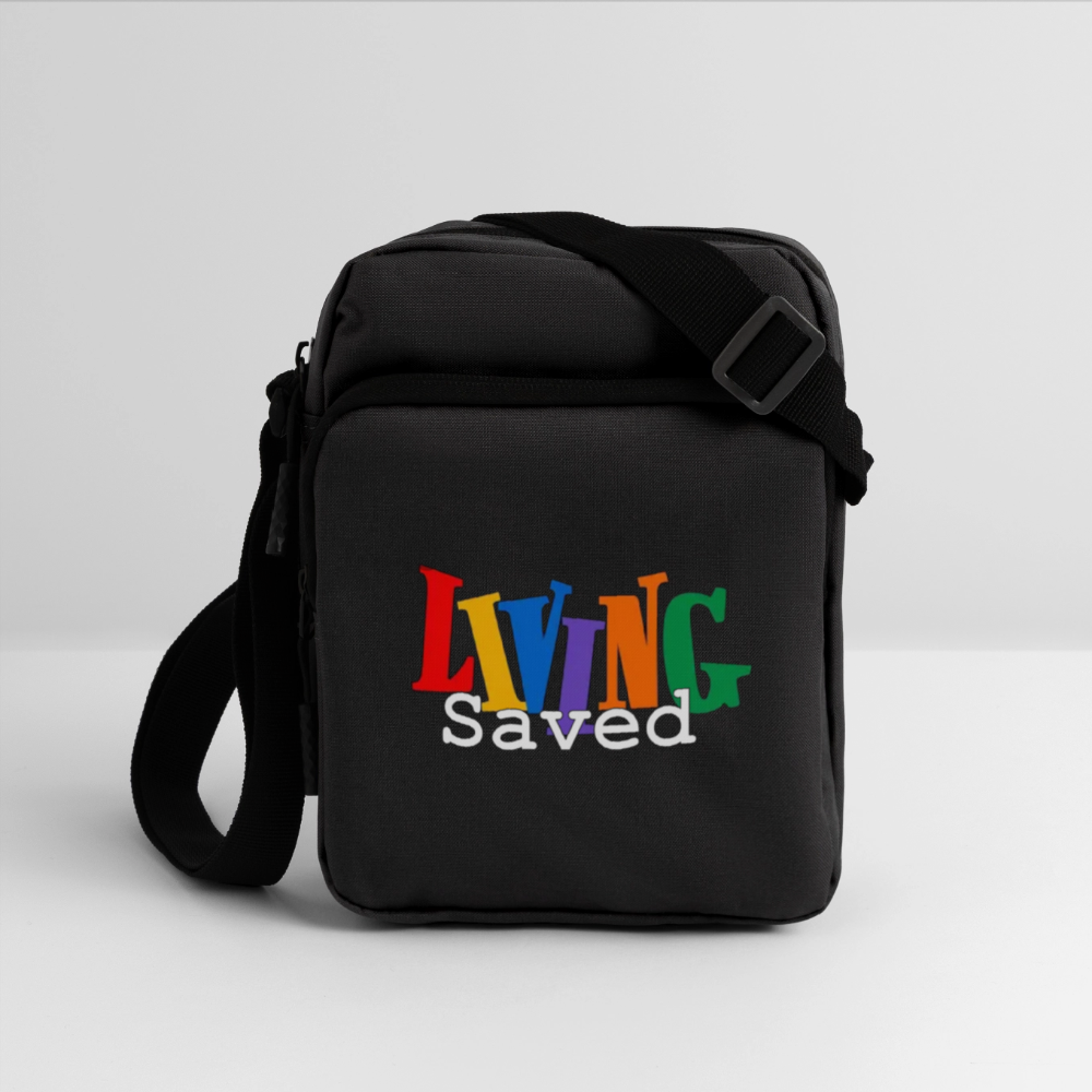 Living Saved Crossbody Bag - black