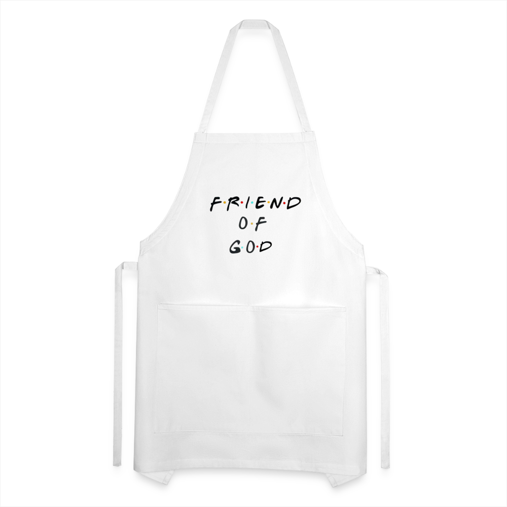 Friend of God Apron - white