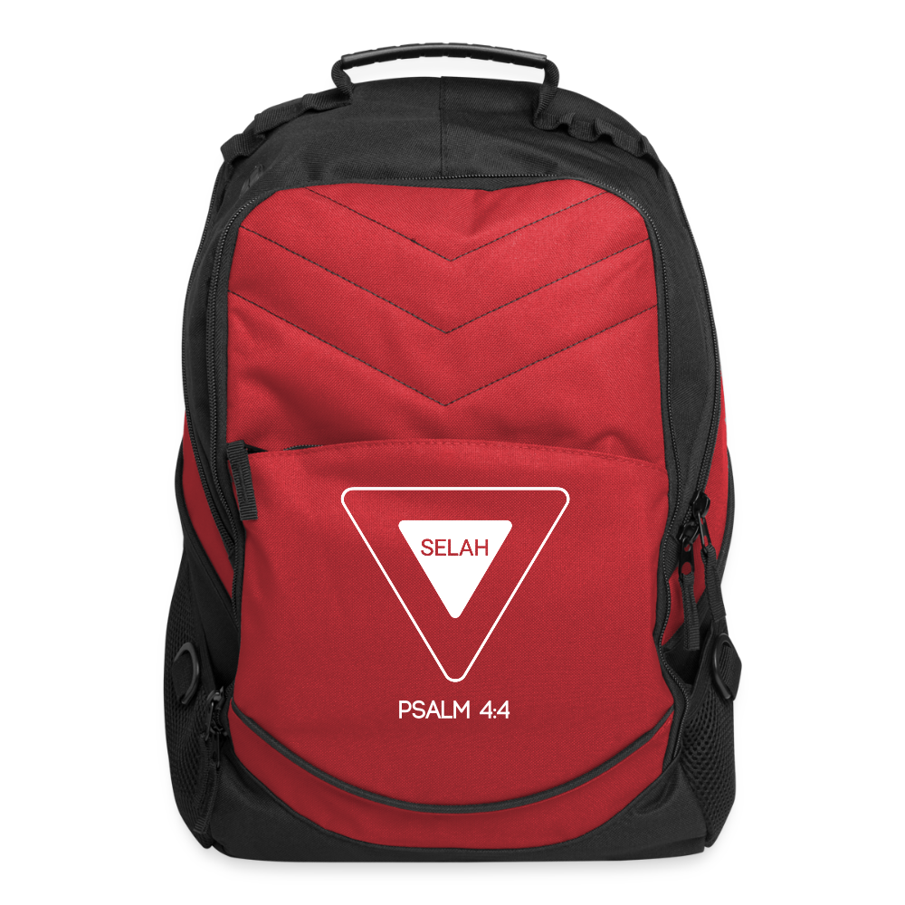 Selah Computer Backpack - red