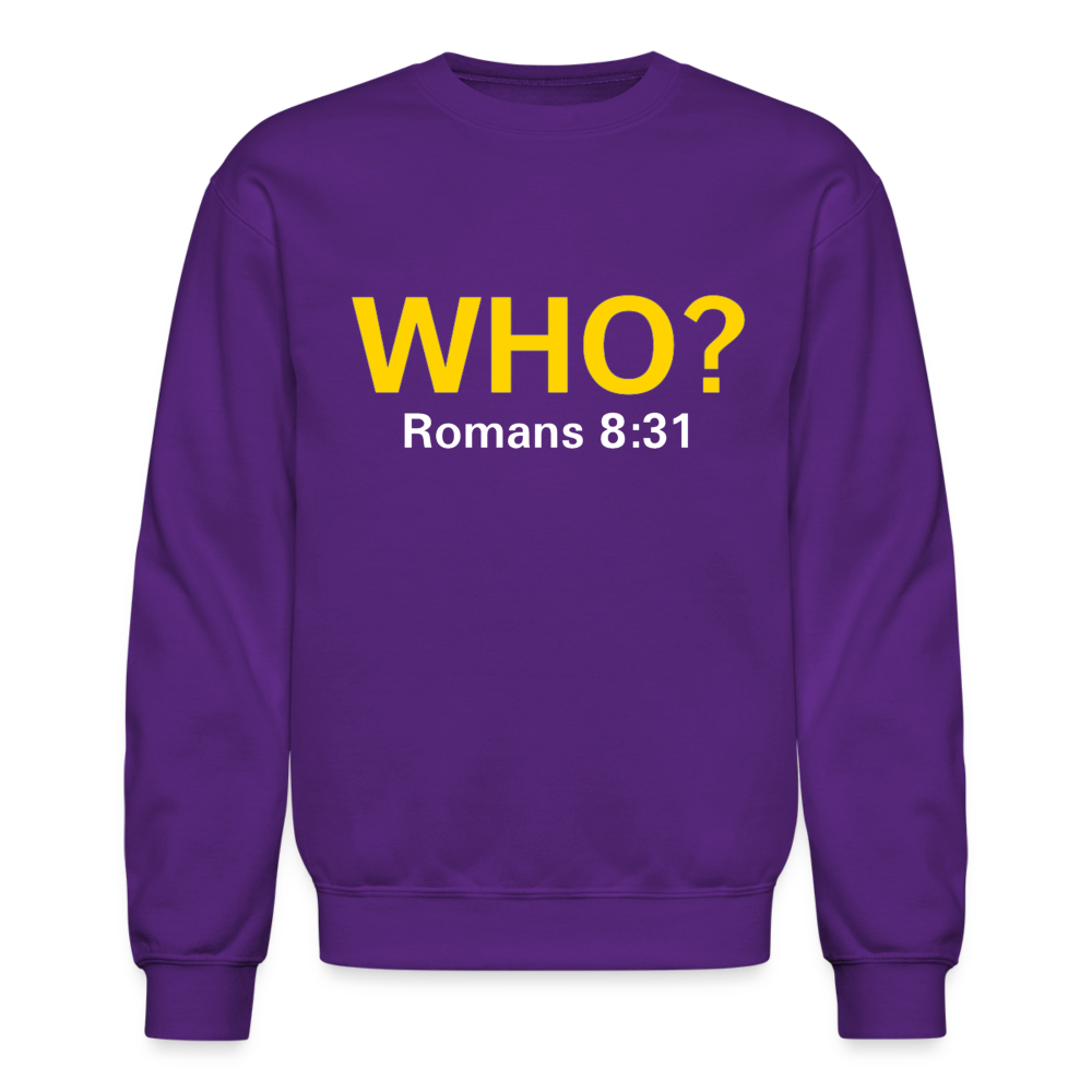 WHO? Sweatshirt - purple