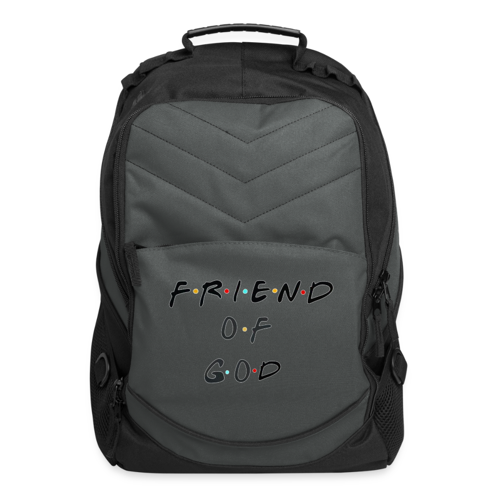 Friend of God Computer Backpack - charcoal