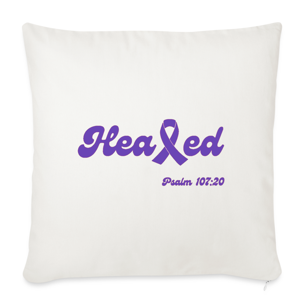 Healed Throw Pillow (DV) - natural white