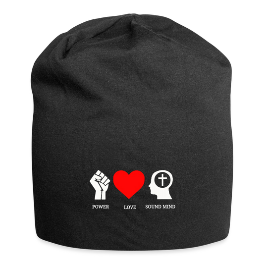 Power Love Sound Mind Beanie - black