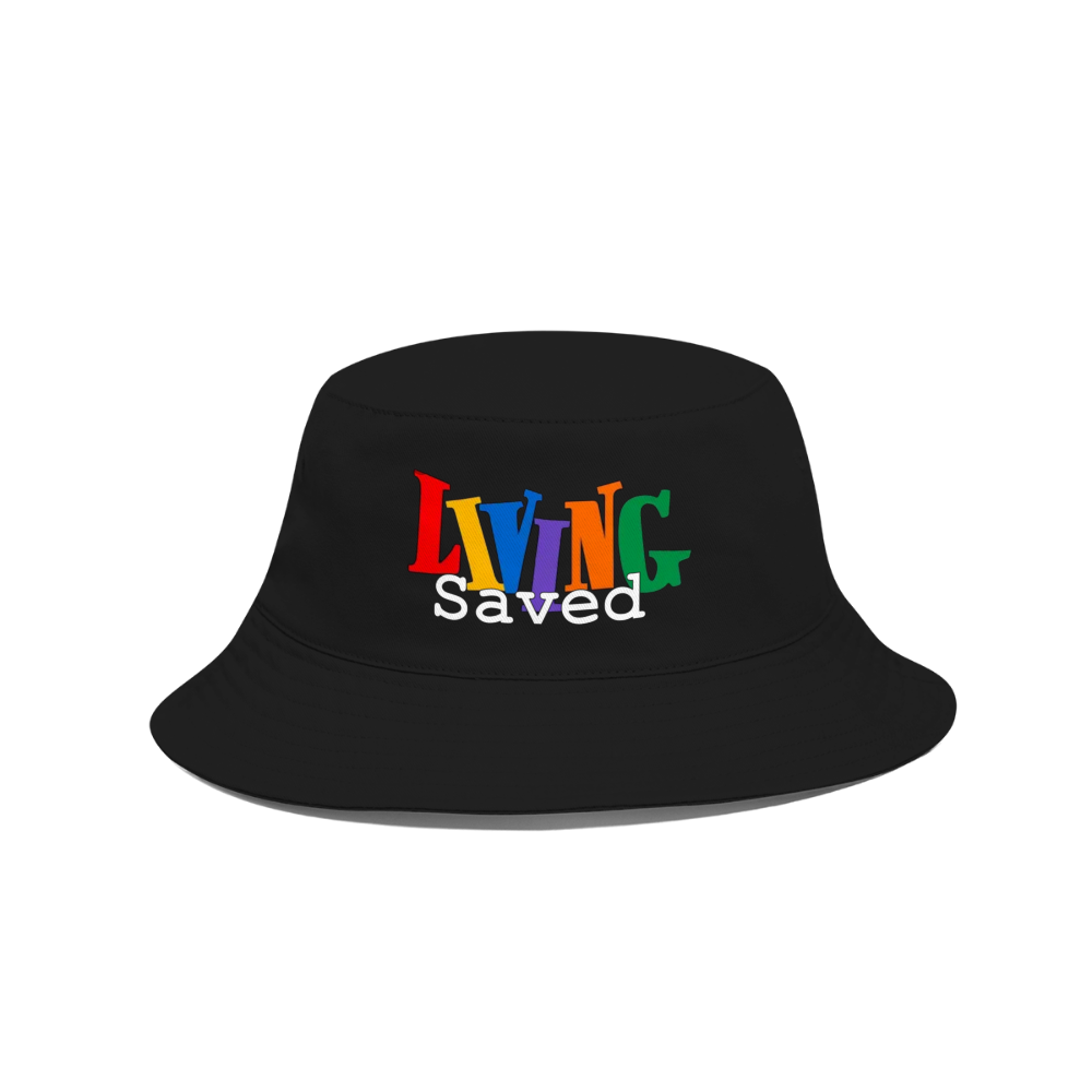 Living Saved Bucket Hat - black