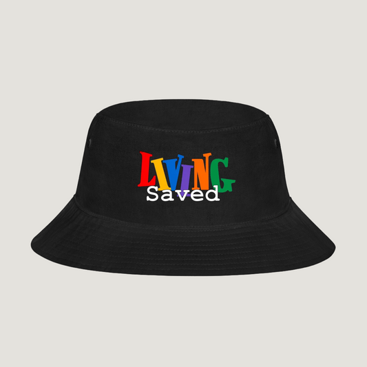 Living Saved Bucket Hat - black