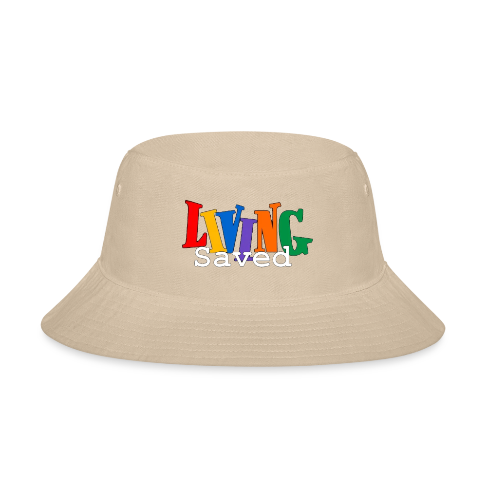 Living Saved Bucket Hat - cream