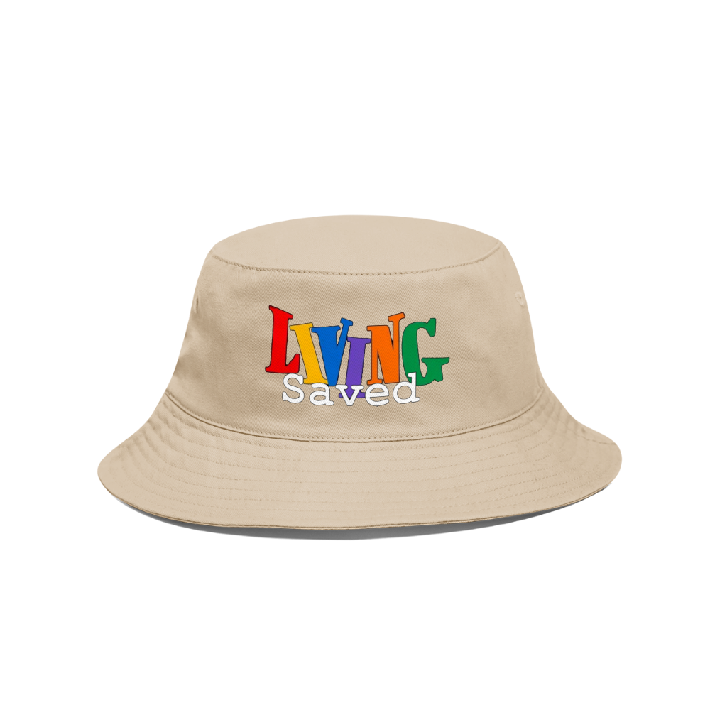 Living Saved Bucket Hat - cream