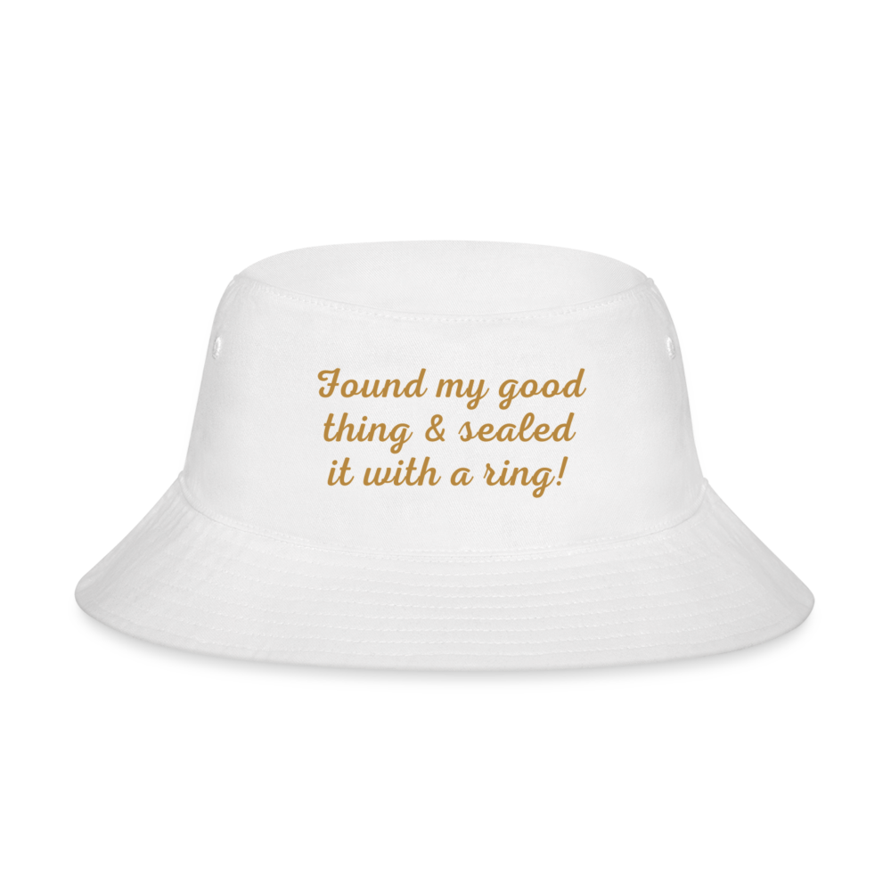 Good Thing Men's Bucket Hat - white