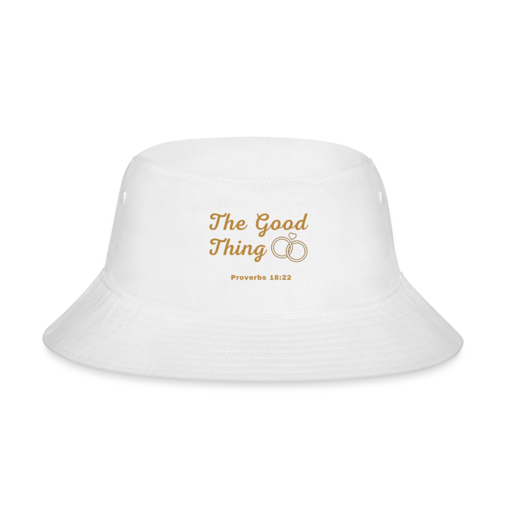 Good Thing Women's Bucket Hat - white