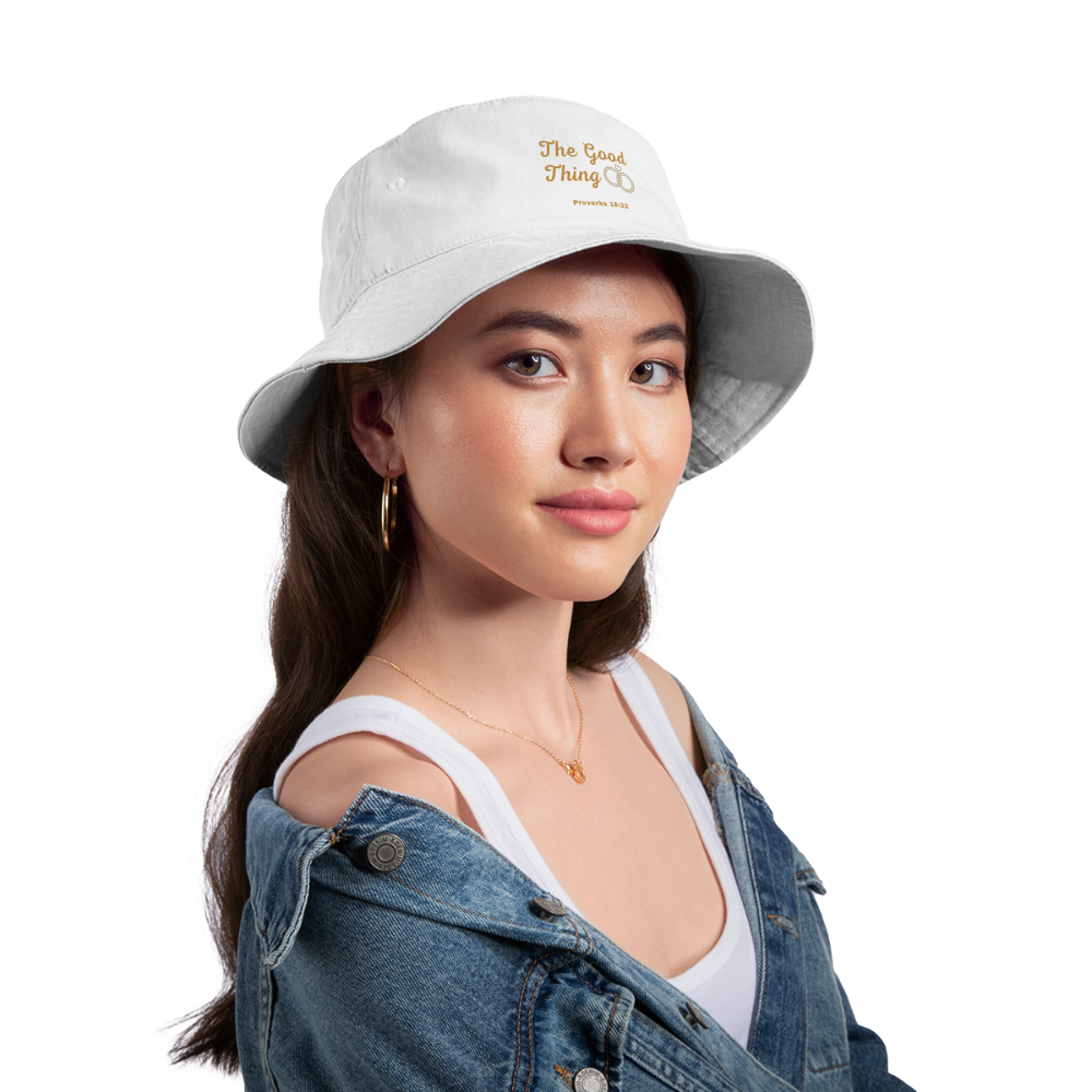 Good Thing Women's Bucket Hat - white