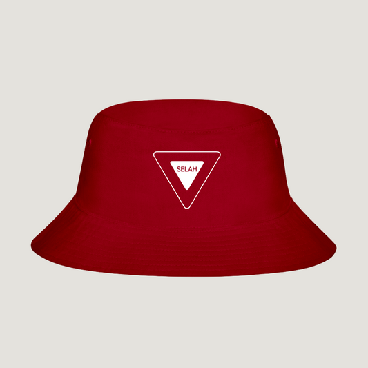 Selah Bucket Hat - red