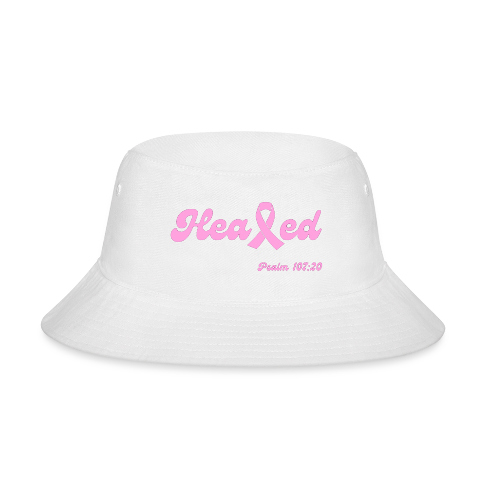 Healed Bucket Hat (Breast Cancer) - white