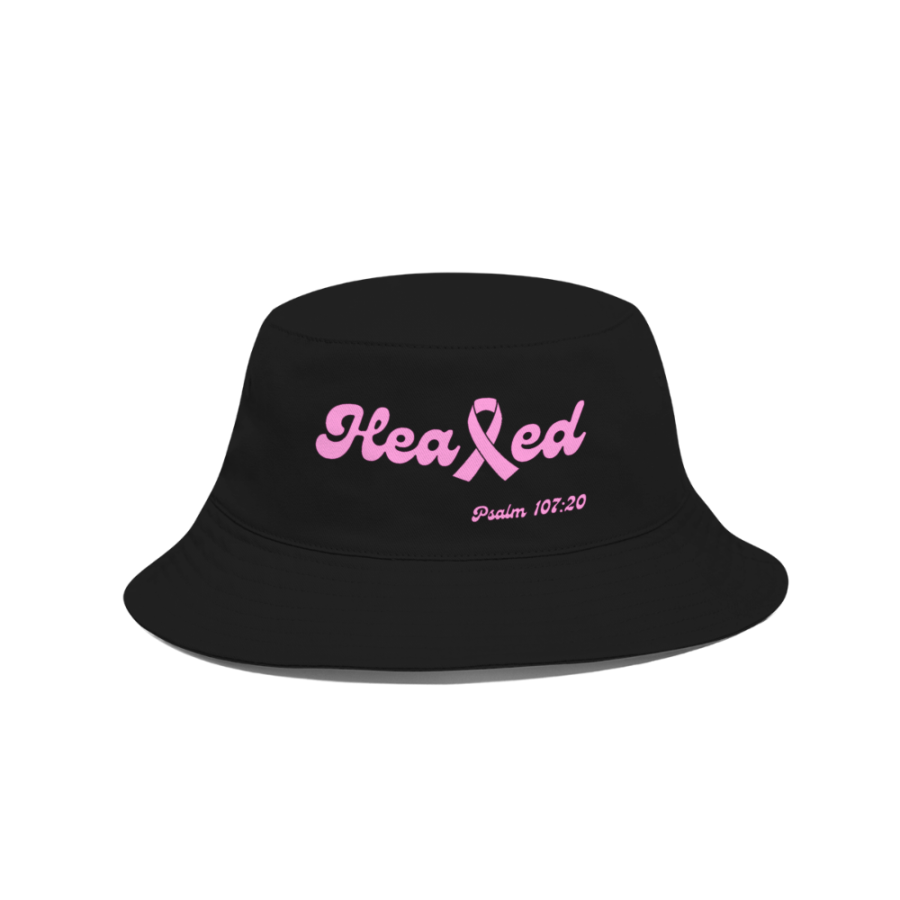 Healed Bucket Hat (Breast Cancer) - black