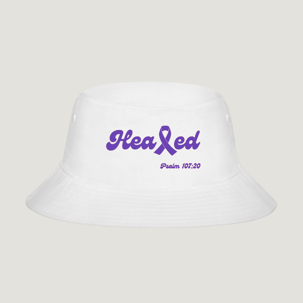 Healed Bucket Hat (Domestic Violence) - white