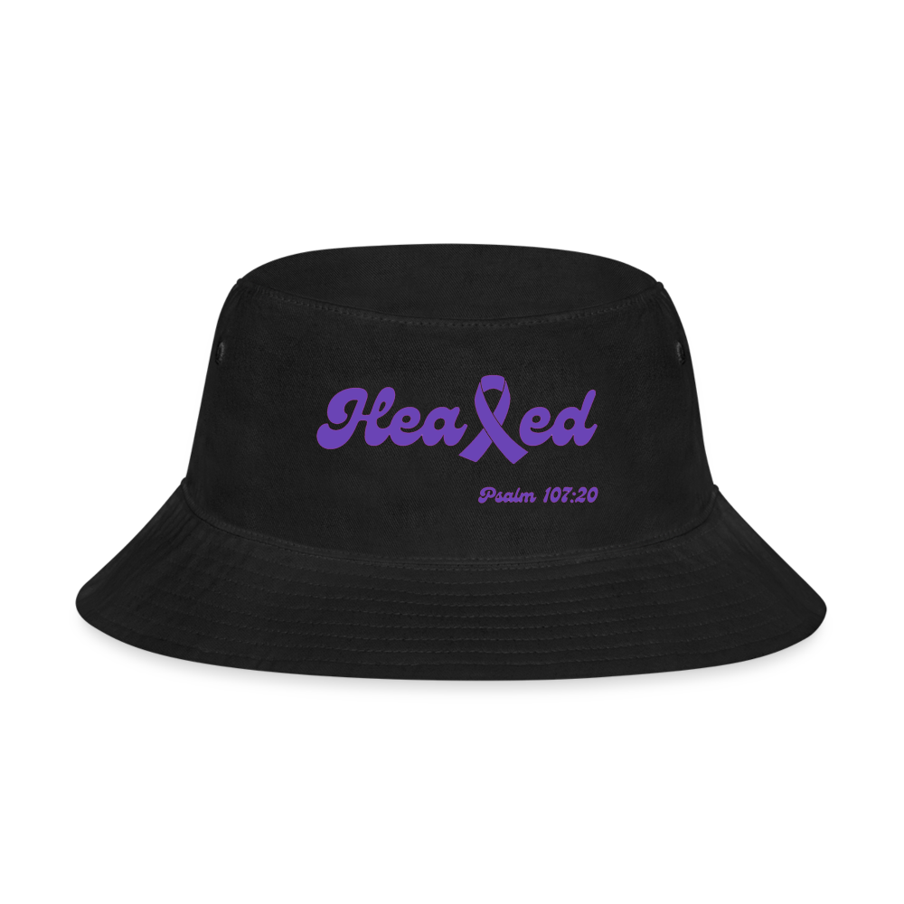 Healed Bucket Hat (Domestic Violence) - black