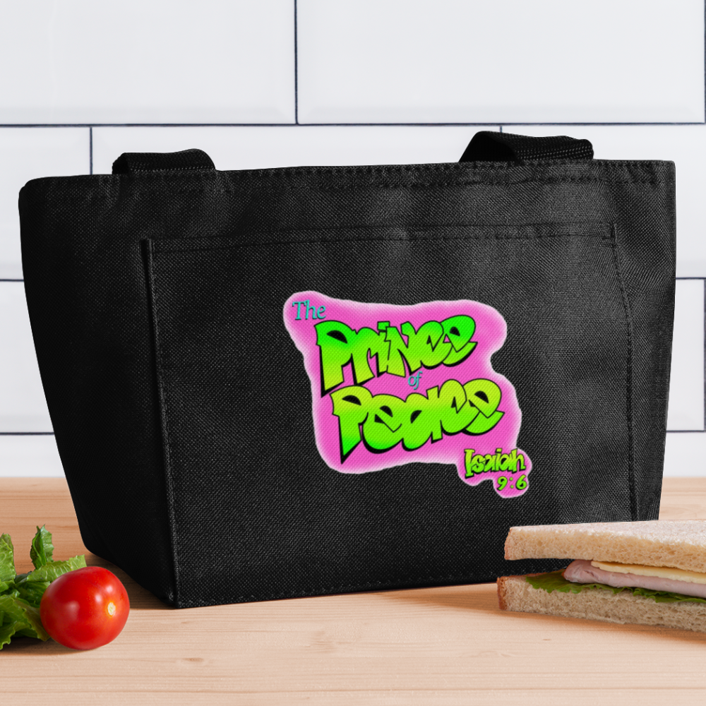 Prince of Peace Lunch Bag - black