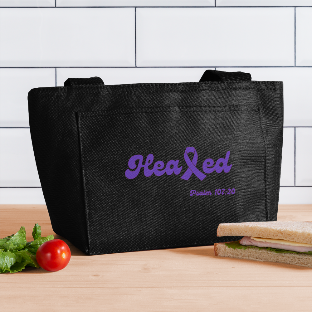 Healed Lunch Bag (Domestic Violence) - black