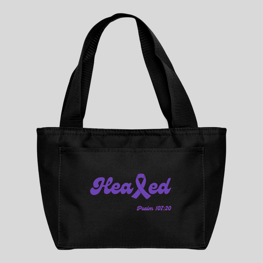 Healed Lunch Bag (Domestic Violence) - black