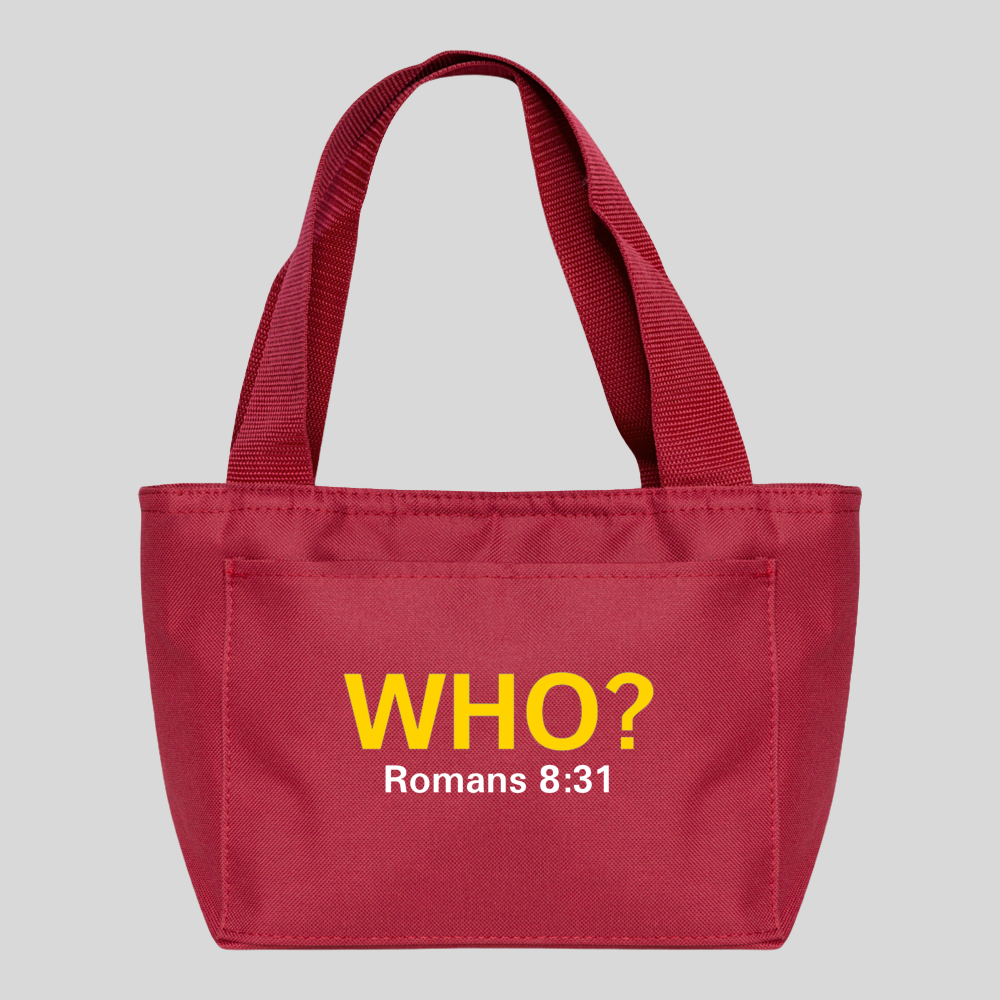 WHO? Lunch Bag - red