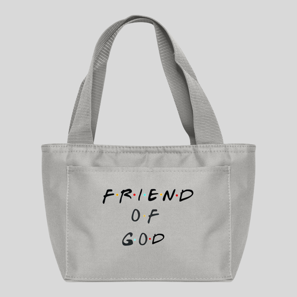 Friend of God Lunch Bag - light gray