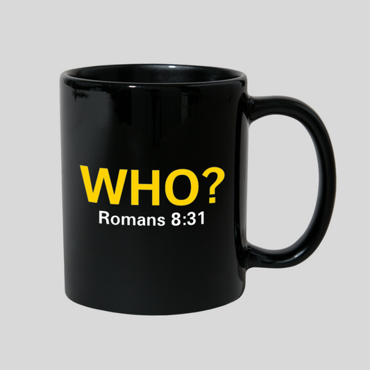 WHO? Mug - black