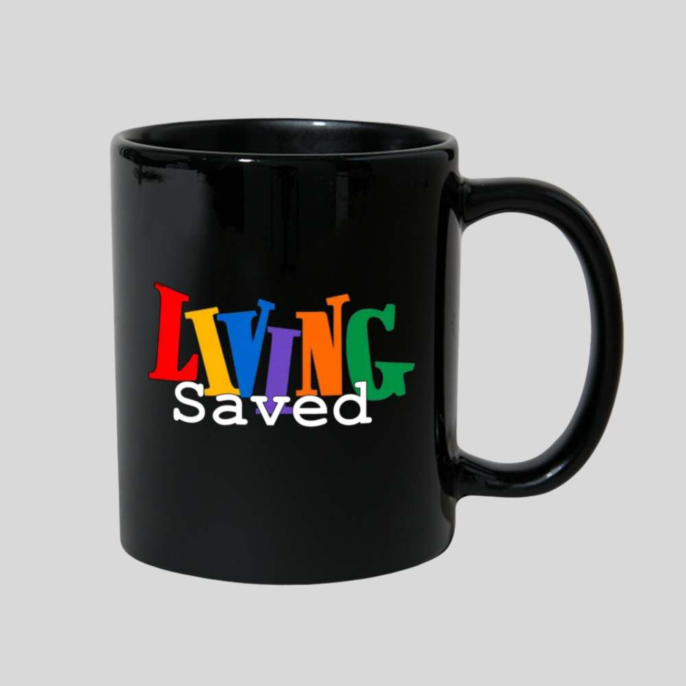 Living Saved Mug - black