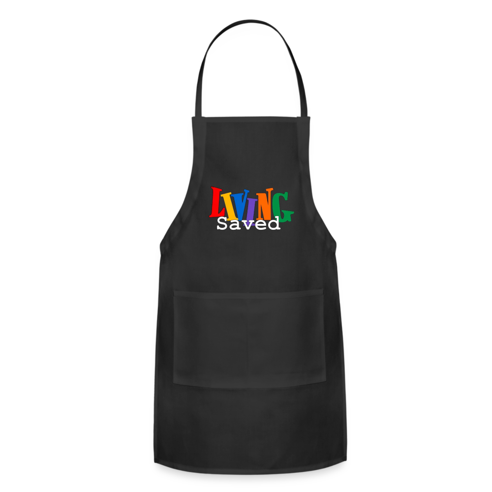 Living Saved Apron - black