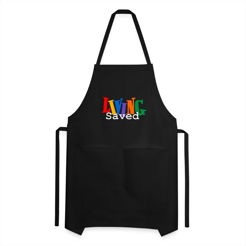 Living Saved Apron - black