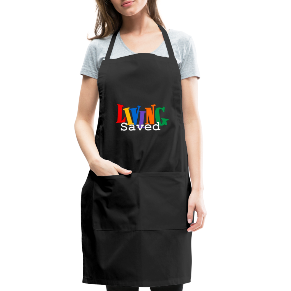 Living Saved Apron - black