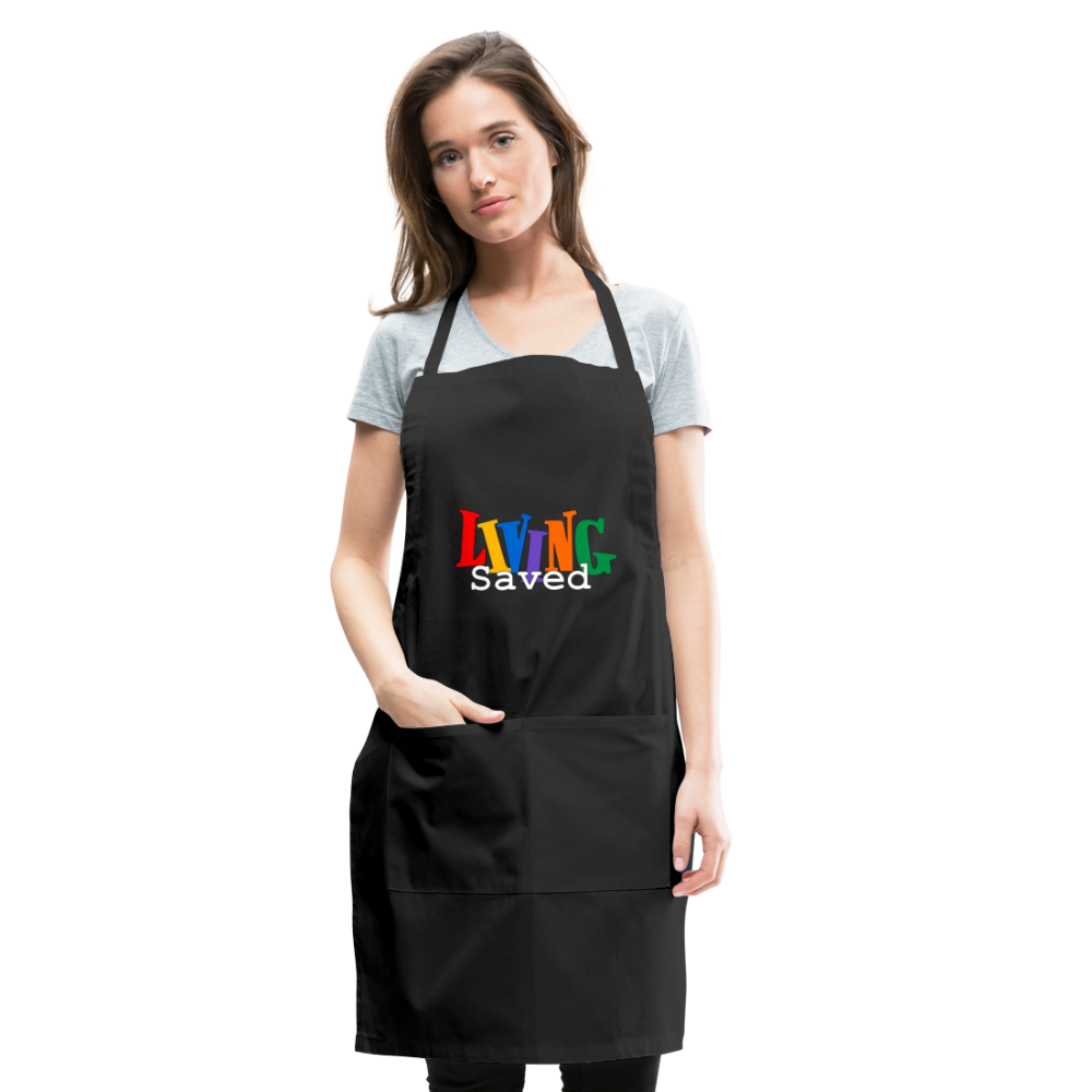 Living Saved Apron - black