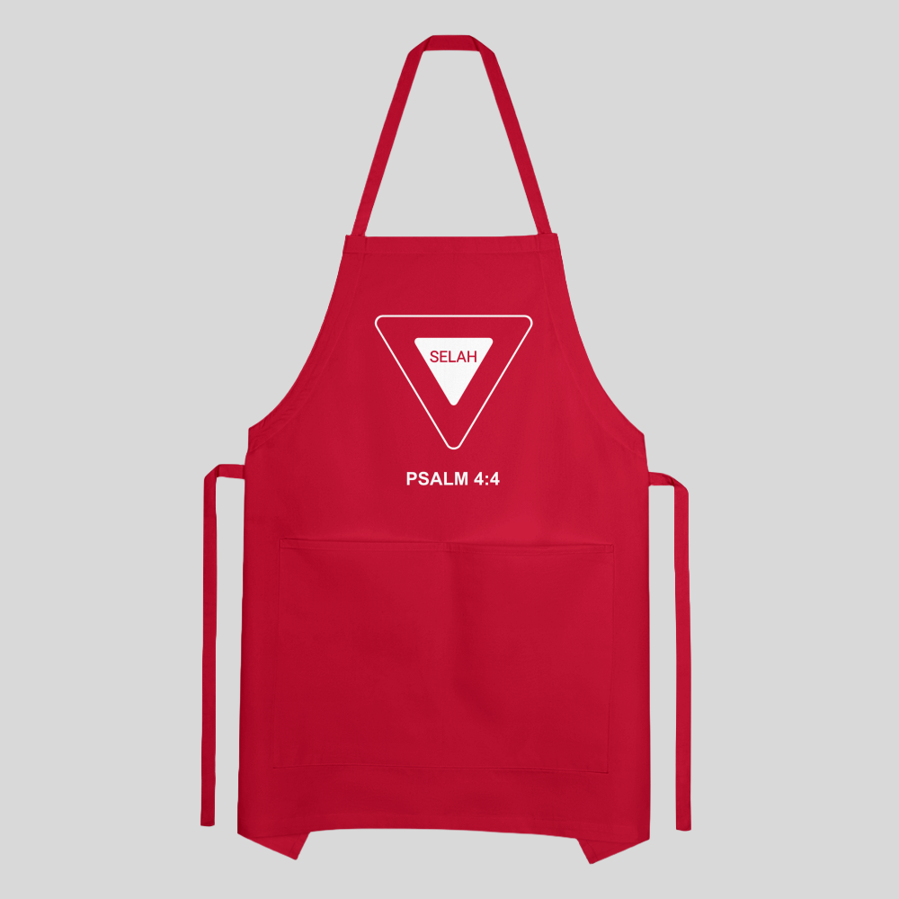 Selah Apron - red